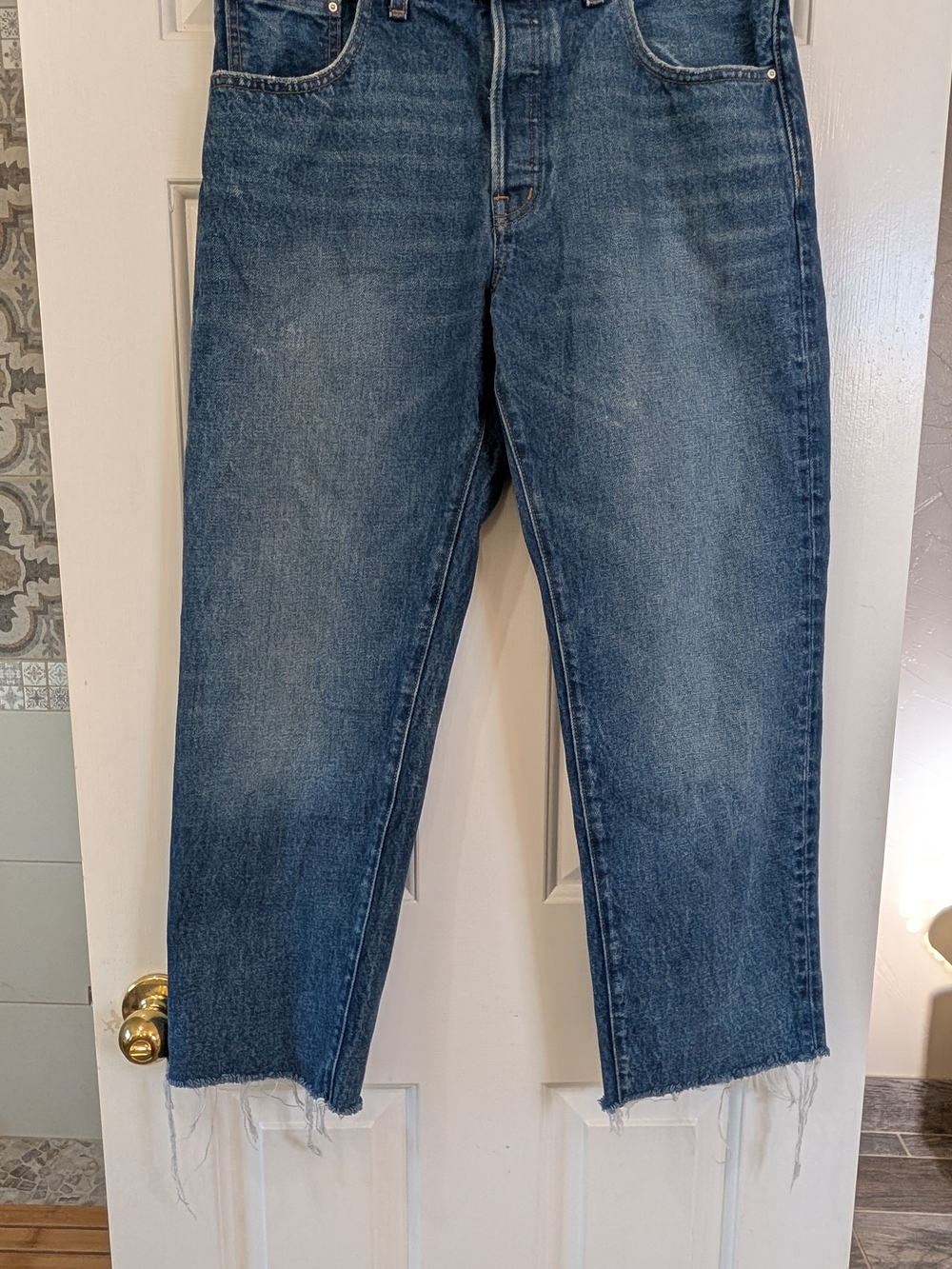 Madewell The Dean Easy Straight Jean